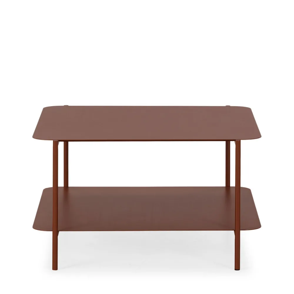 Drawer JUDITH Table basse en métal à double plateau