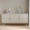 No name JURA Buffet 3 portes en bois et métal L160cm