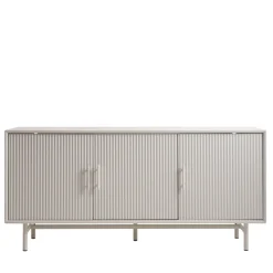 No name JURA Buffet 3 portes en bois et métal L160cm