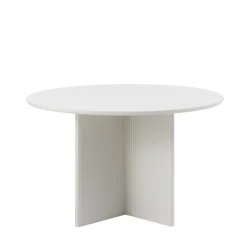 No name JURA Table à manger 4 personnes ronde en bois