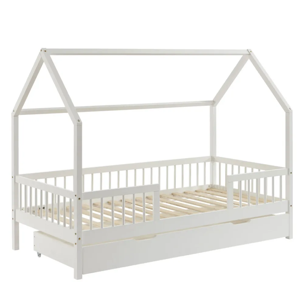 Enfant No name KABA Lit cabane enfant en bois 90x190cm