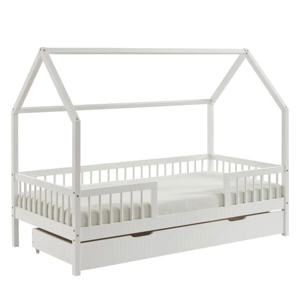 Enfant No name KABA Lit cabane enfant en bois 90x190cm