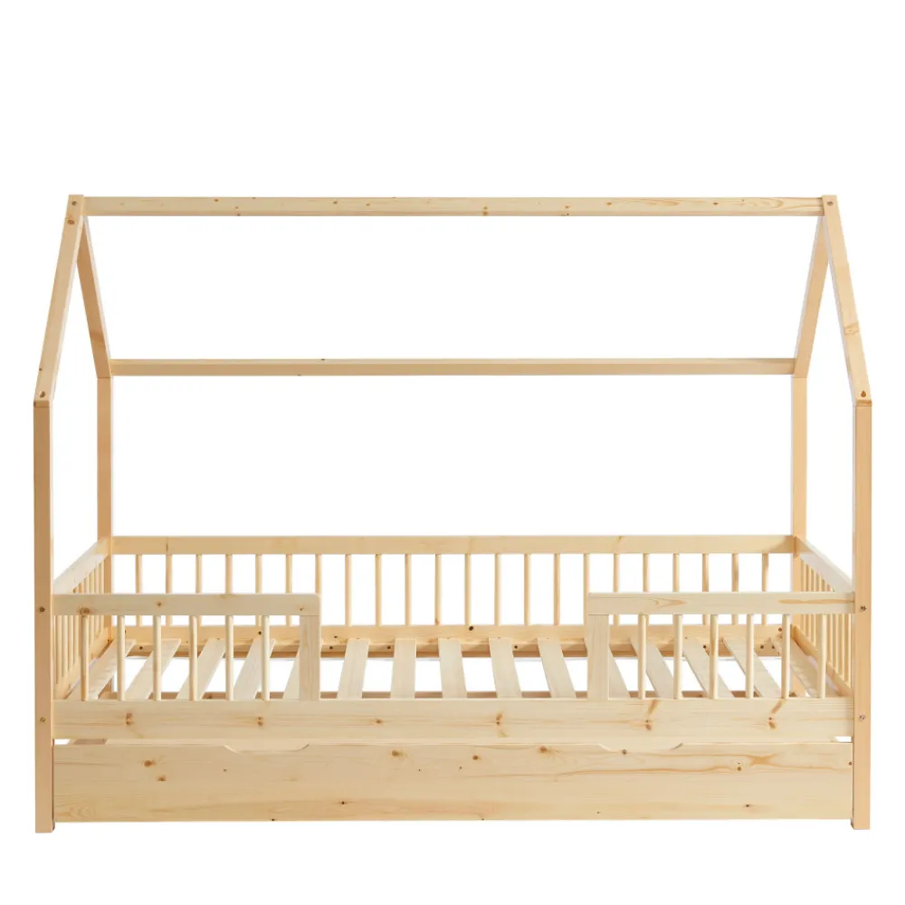 Enfant No name KABA Lit cabane enfant en bois 90x190cm