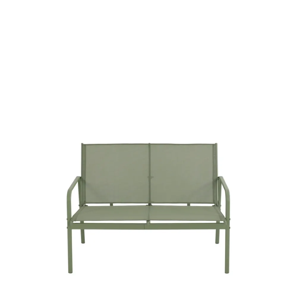 Drawer KALLIA Salon de jardin 4 personnes en acier traité et textilène