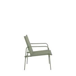 Drawer KALLIA Salon de jardin 4 personnes en acier traité et textilène