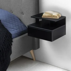 Drawer KAMICHI Table de chevet murale 1 tiroir en bois