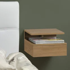 Drawer KAMICHI Table de chevet murale 1 tiroir en bois
