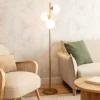 Drawer KANO Lampadaire avec 3 points lumineux en verre H148cm