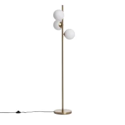 Drawer KANO Lampadaire avec 3 points lumineux en verre H148cm