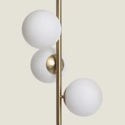 Drawer KANO Lampadaire avec 3 points lumineux en verre H148cm