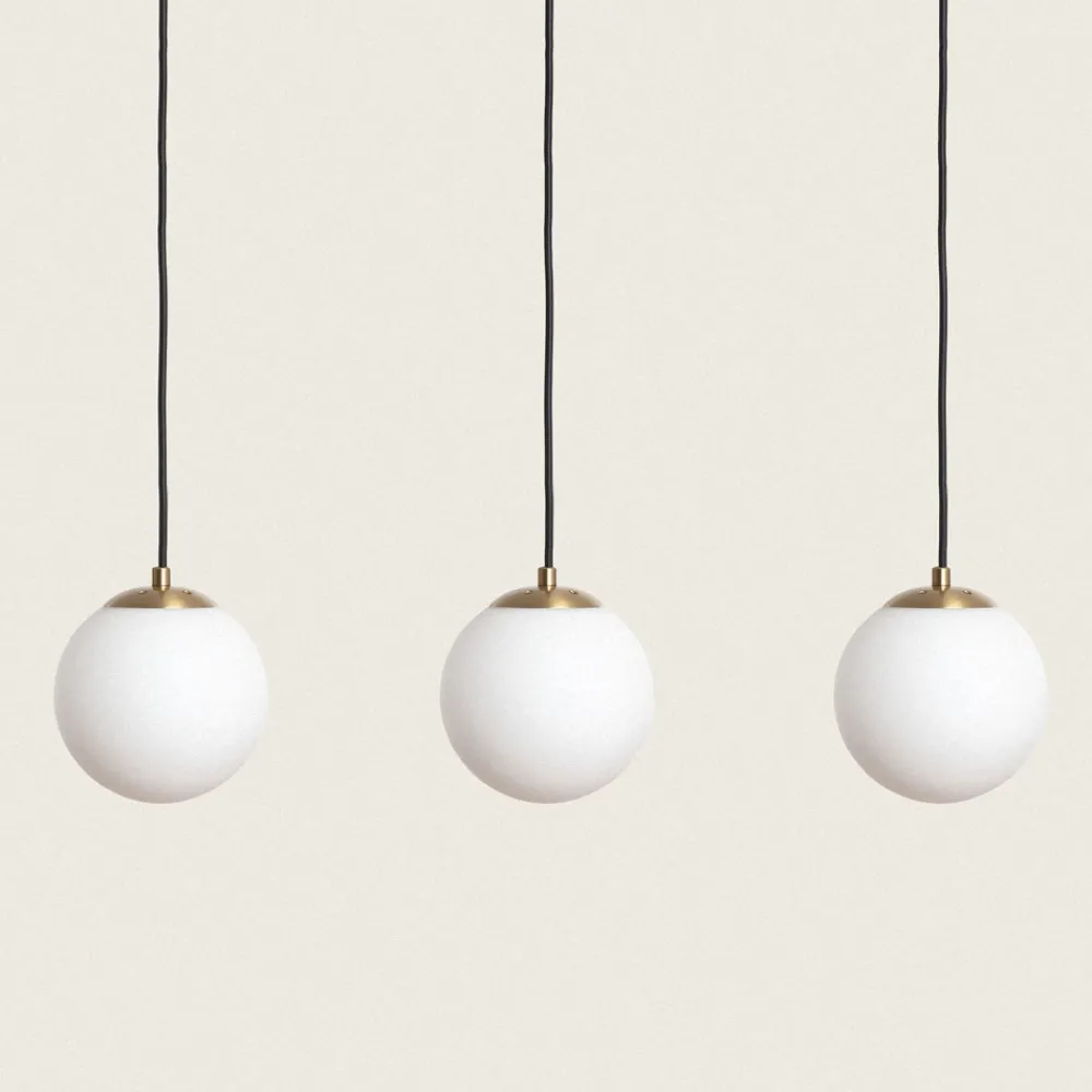 Drawer KANO Suspension avec 3 points lumineux en verre