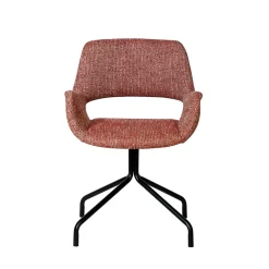 Drawer KENDO Chaise de bureau pivotante en tissu et métal