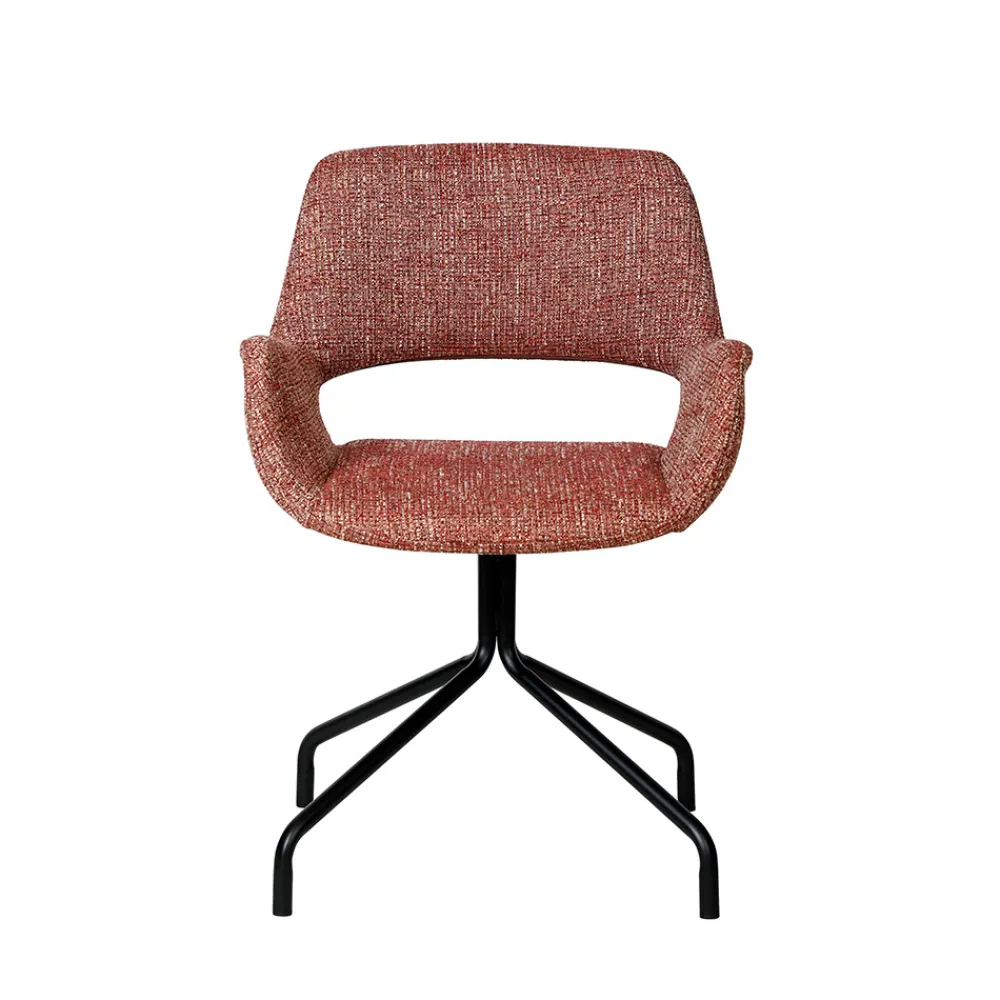 Drawer KENDO Chaise de bureau pivotante en tissu et métal