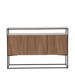 Venture Home KINGSPORT Buffet 3 portes en bois et métal L120cm