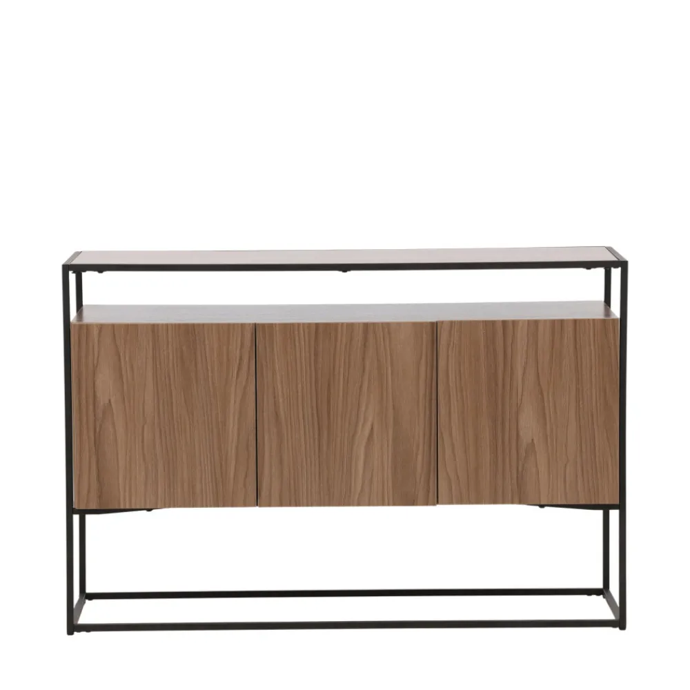Venture Home KINGSPORT Buffet 3 portes en bois et métal L120cm