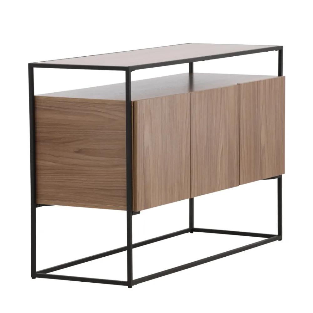 Venture Home KINGSPORT Buffet 3 portes en bois et métal L120cm