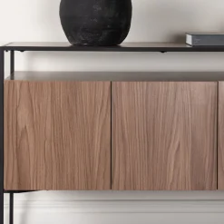 Venture Home KINGSPORT Buffet 3 portes en bois et métal L120cm