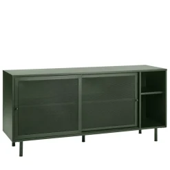 No name KISO Buffet 2 portes, 2 niches en métal L160cm