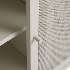 No name KISO Buffet 2 portes, 2 niches en métal L160cm