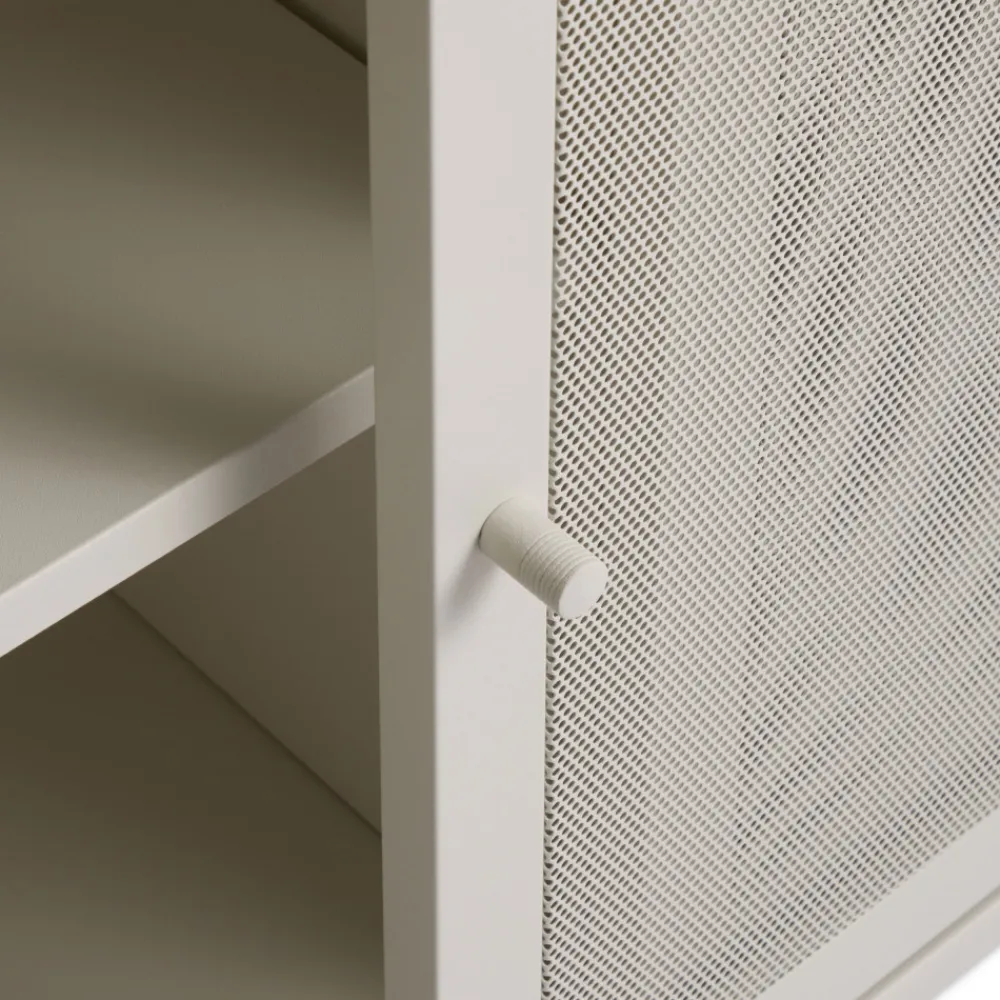 No name KISO Buffet 2 portes, 2 niches en métal L160cm
