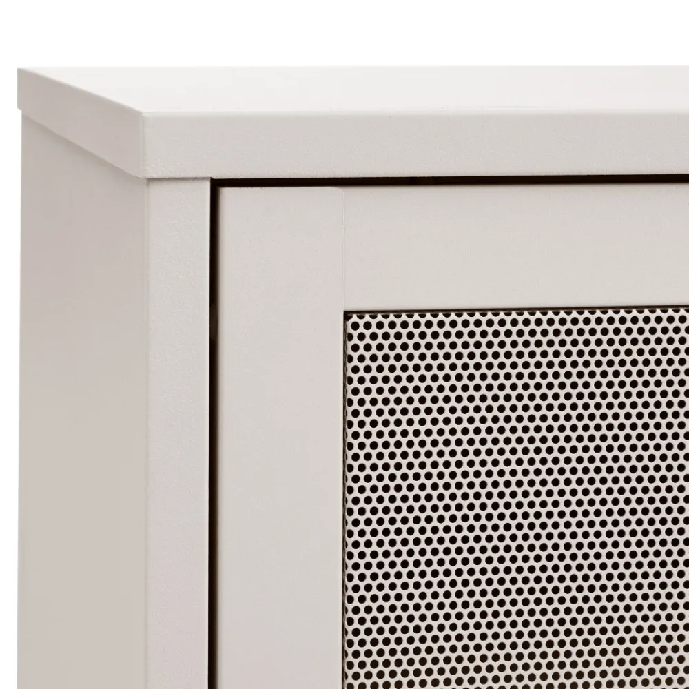 No name KISO Buffet 2 portes, 2 niches en métal L160cm