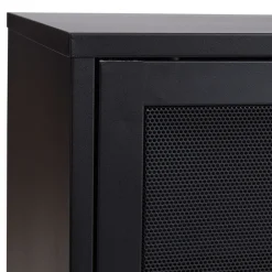 No name KISO Buffet 2 portes, 2 niches en métal L160cm