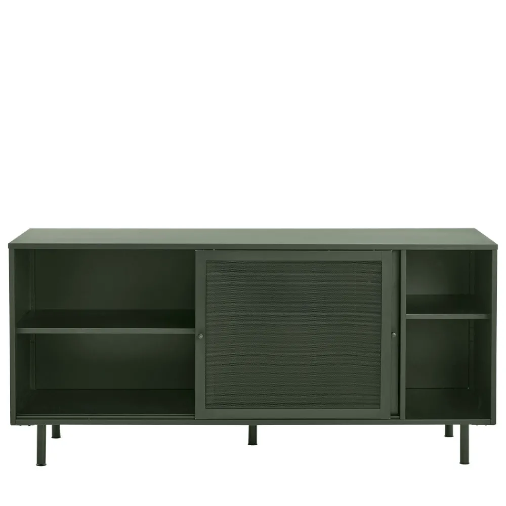 No name KISO Buffet 2 portes, 2 niches en métal L160cm