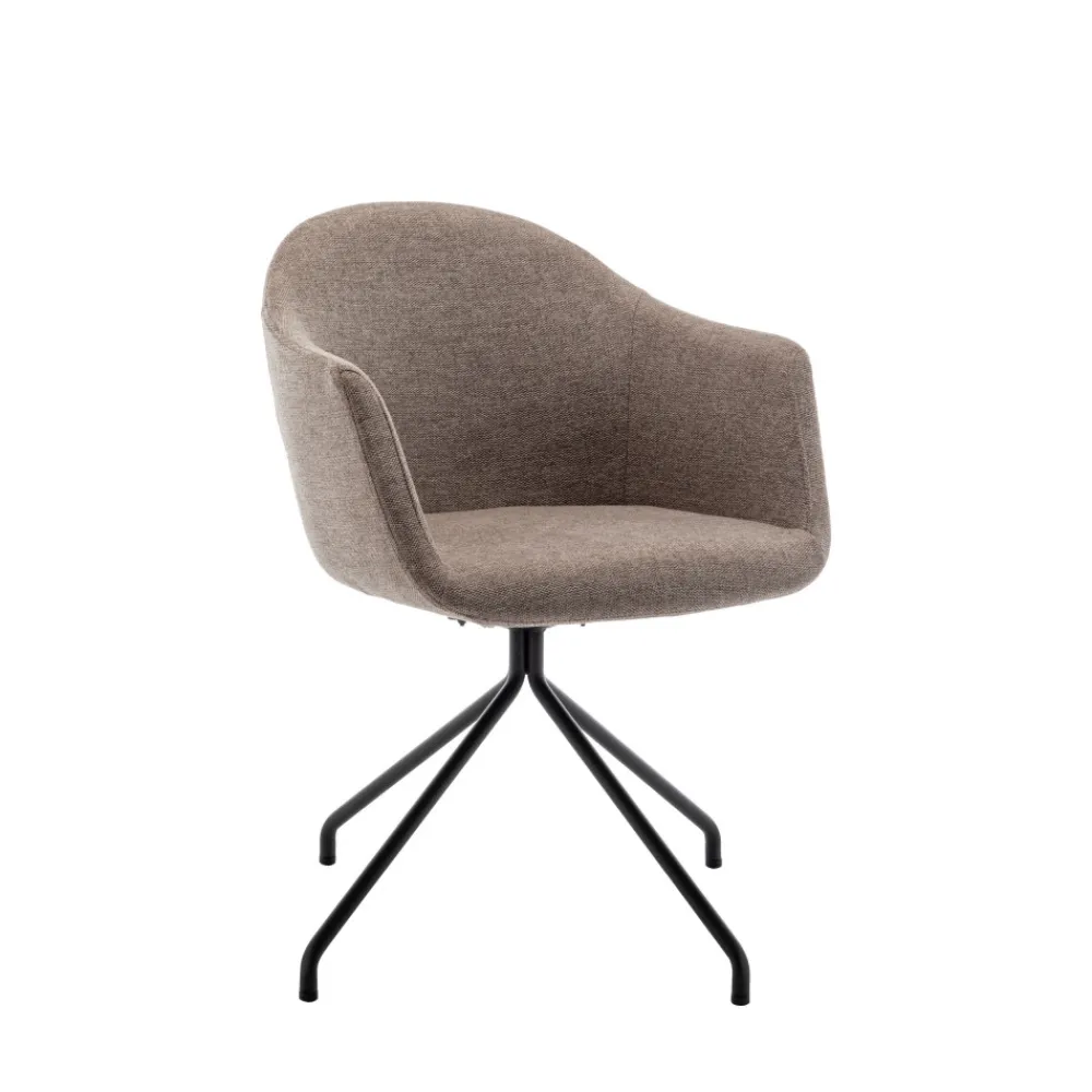 Drawer KOOIJ Chaise de bureau en tissu et métal