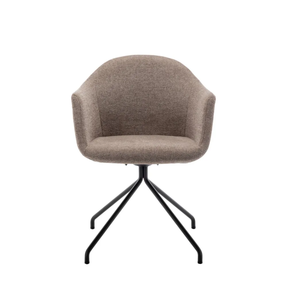 Drawer KOOIJ Chaise de bureau en tissu et métal