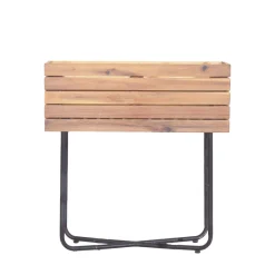 Drawer KORA Jardinière en bois et métal H 62 cm