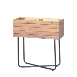Drawer KORA Jardinière en bois et métal H 62 cm