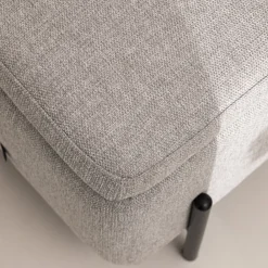 Drawer KOS Banc coffre en tissu et métal L100cm