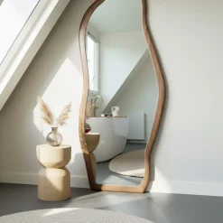 By-Boo LABAN Miroir organique en bois 180x72cm