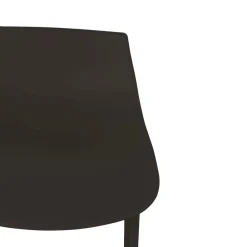 Drawer LAMER Lot de 4 chaises de bar en plastique et métal H66cm
