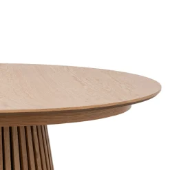 Drawer LEA Table à manger extensible 4 à 8 personnes en bois ø120-200x120cm