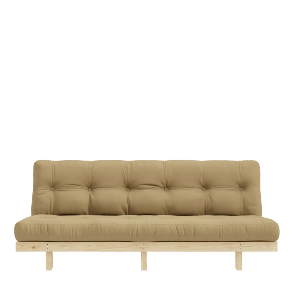 Karup Design LEAN Canapé convertible en bois naturel et tissu