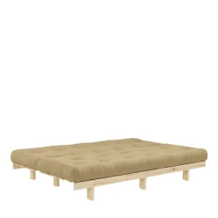 Karup Design LEAN Canapé convertible en bois naturel et tissu