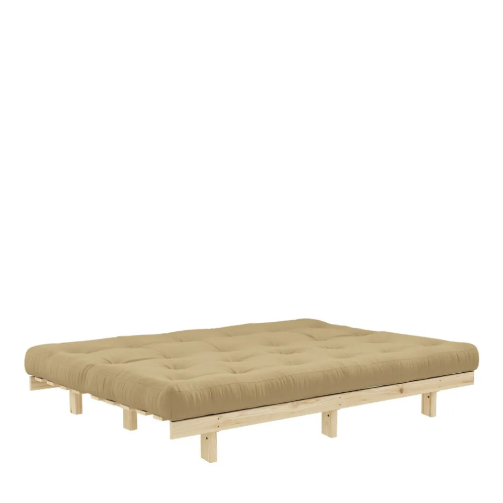 Karup Design LEAN Canapé convertible en bois naturel et tissu