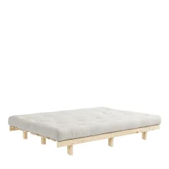 Karup Design LEAN Canapé convertible en bois naturel et tissu