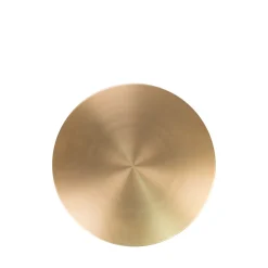 House Nordic LECCO Table d'appoint en effet laiton et marbre ø51cm