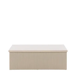 Venture Home LENOX Table basse carrée en bois 90x90cm