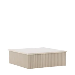 Venture Home LENOX Table basse carrée en bois 90x90cm