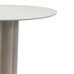 Drawer LEON Table basse ronde en aluminium ø64cm