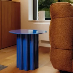 Drawer LEON Table d'appoint ronde en aluminium ø43cm