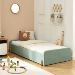 Enfant No name LEONA Lit enfant en tissu 90x190cm