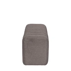 Drawer LETO Banc rembourré en tissu bouclette L79cm