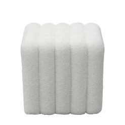 Drawer LETO Pouf rembourré en tissu bouclette