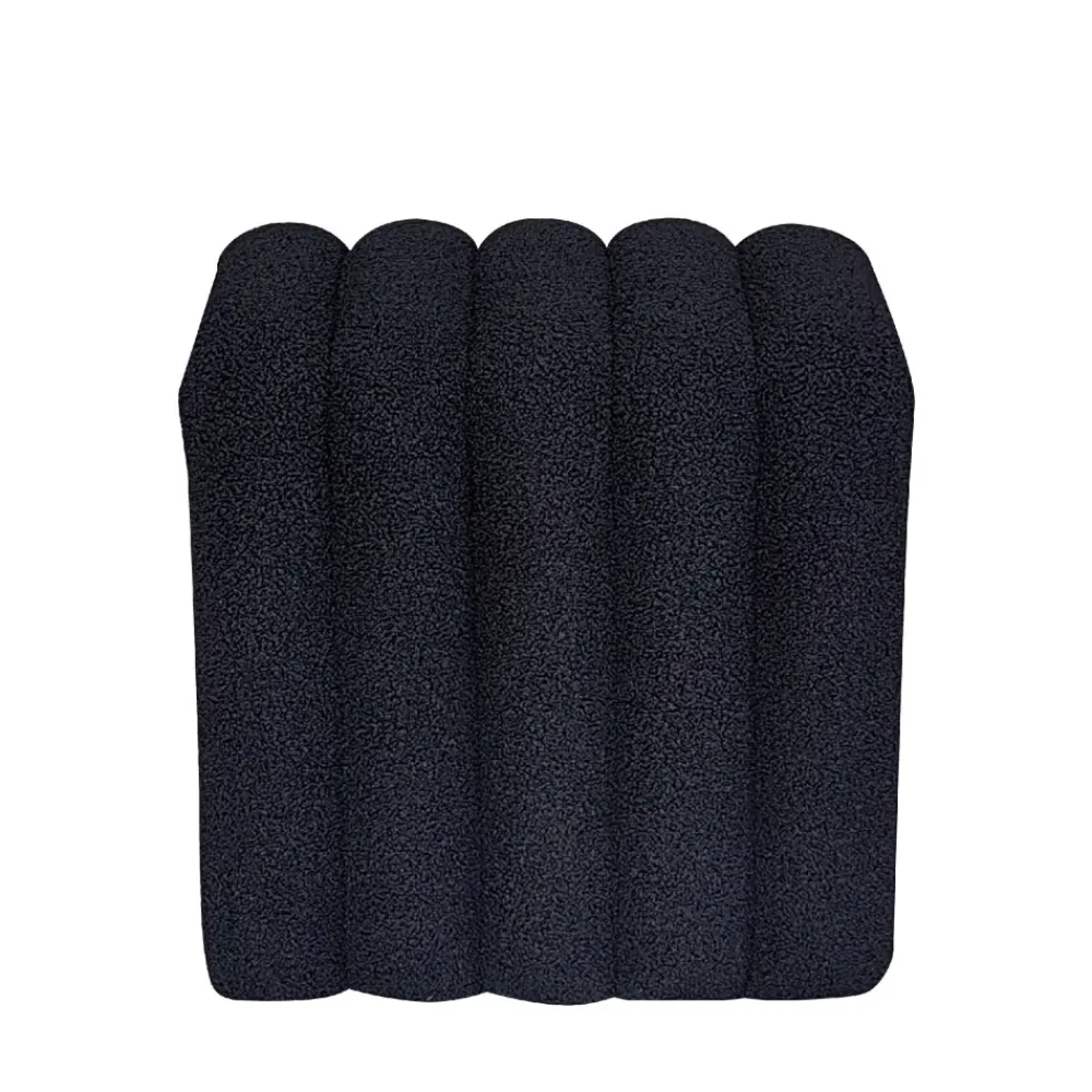 Drawer LETO Pouf rembourré en tissu bouclette