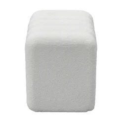 Drawer LETO Pouf rembourré en tissu bouclette