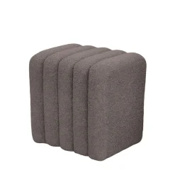 Drawer LETO Pouf rembourré en tissu bouclette